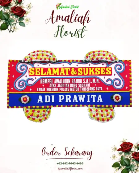 Papan Bunga Ucapan Selamat Pedawang